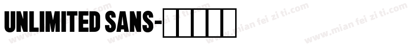 unlimited sans字体转换